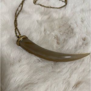 Lucky Brand horn necklace